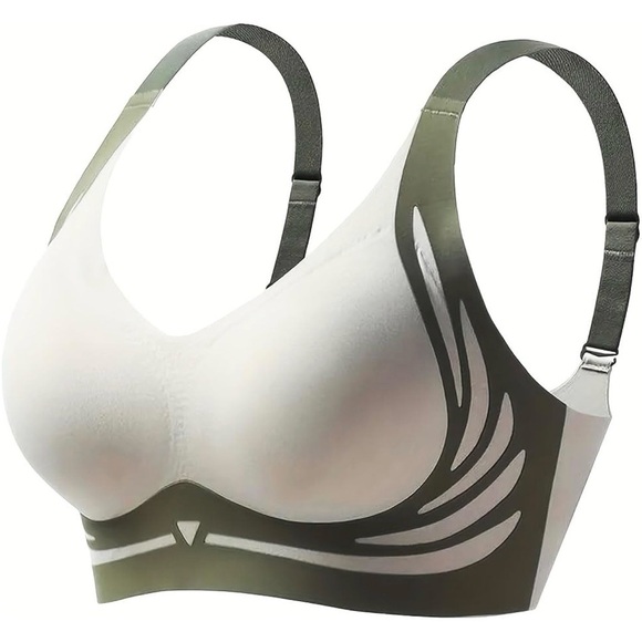 METOG Other - NWOT Metog Wireless Seamless Push Up Bra XL Green Full Coverage Comfort Stretch